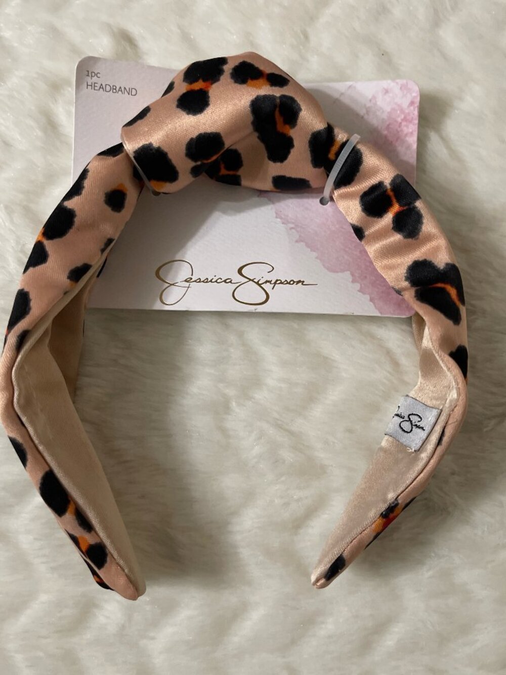 NEW! Jessica Simpson Leopard Print Headband